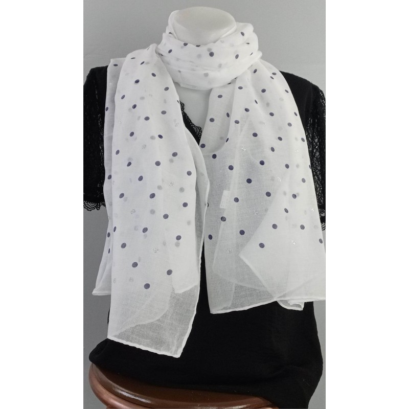 Foulard petit pois