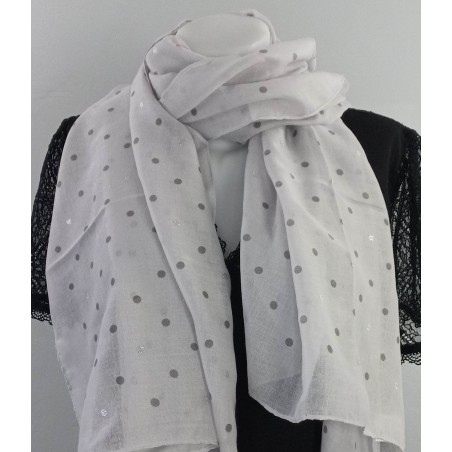 Foulard petit pois