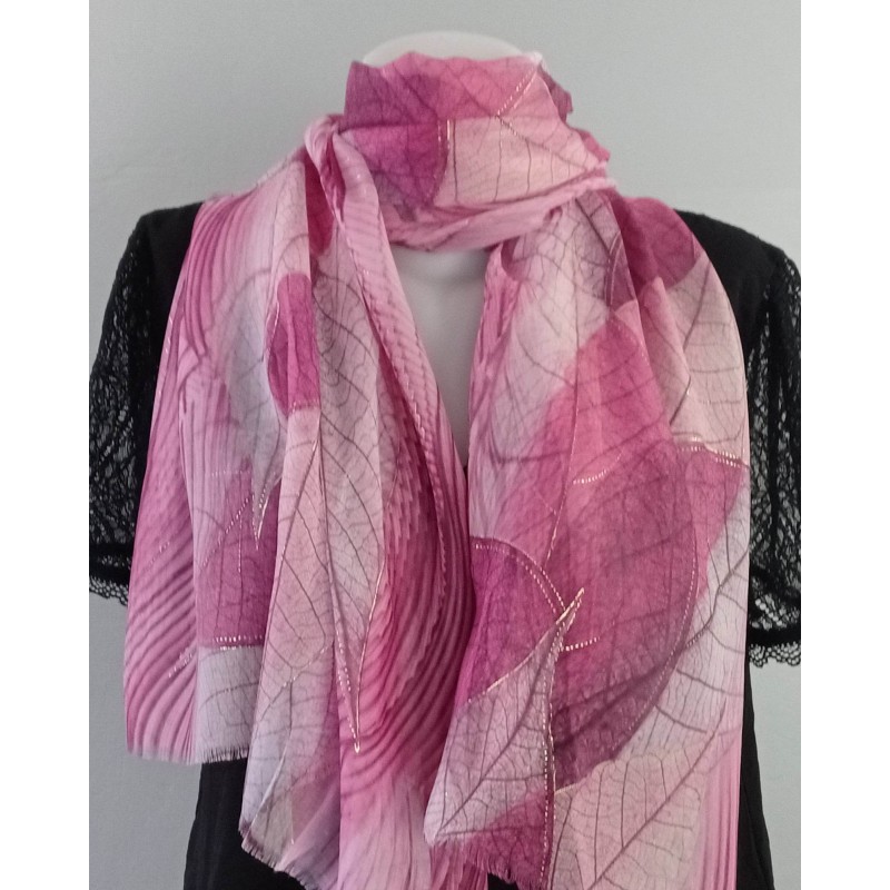 Foulard feuilles