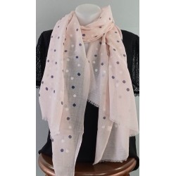 Foulard petit pois