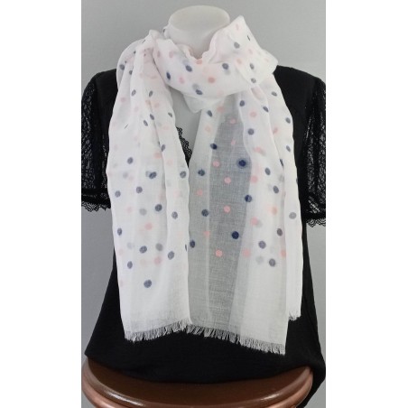 Foulard petit pois