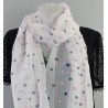 Foulard petit pois