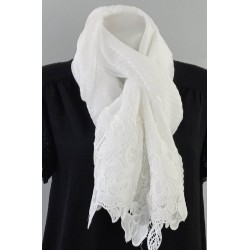 Foulard dentelle