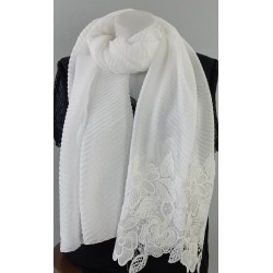 Foulard dentelle