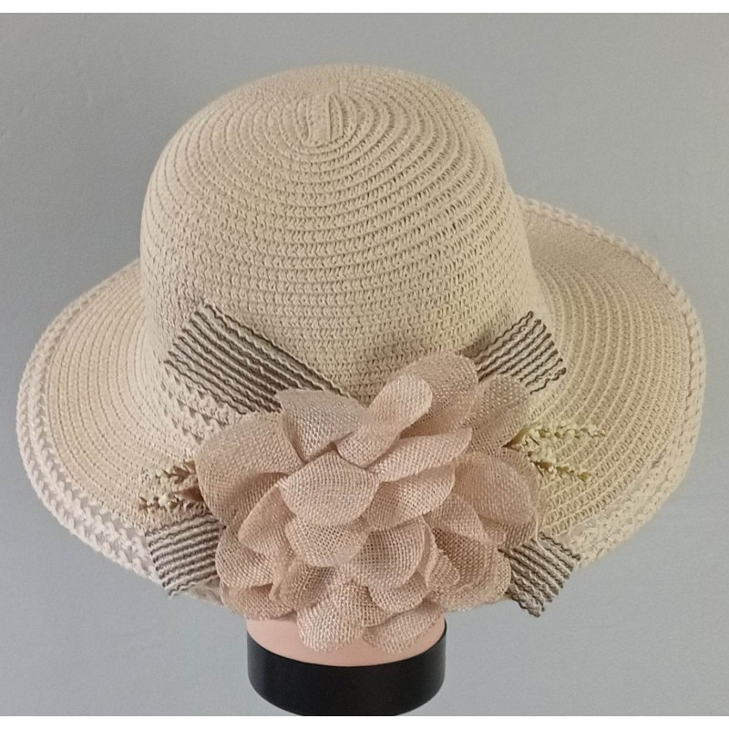 Chapeau fleurs