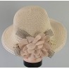 Chapeau fleurs