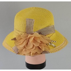 Chapeau fleurs