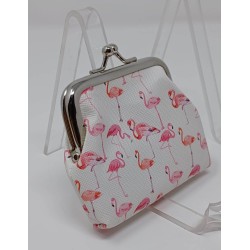 Bourse flamant rose