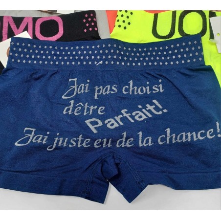 Boxer garçon avec phrase