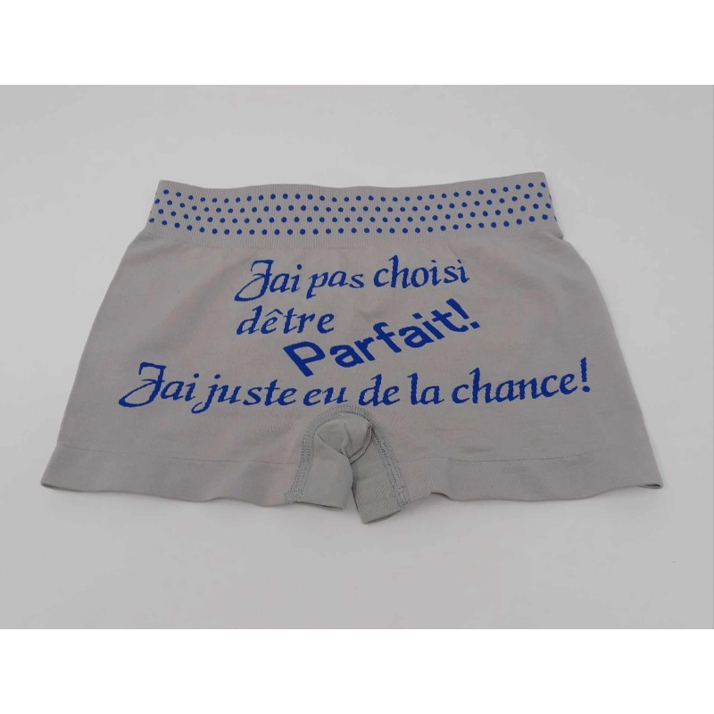 Boxer garçon avec phrase