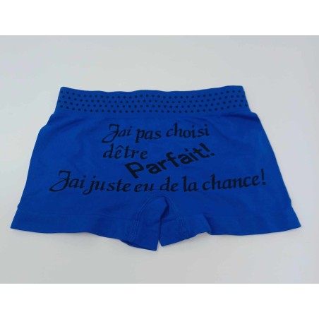 Boxer garçon avec phrase