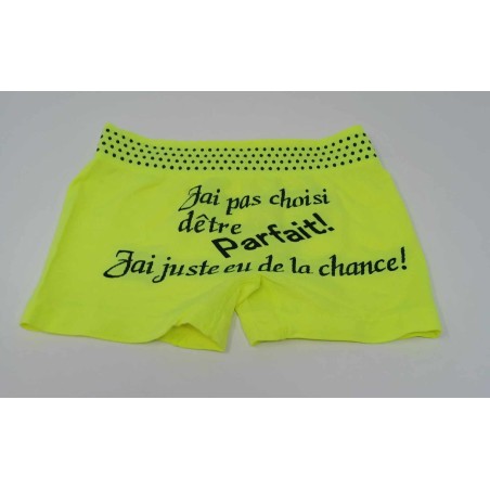 Boxer garçon avec phrase