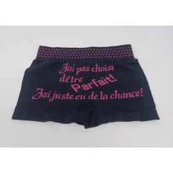 Boxer garçon avec phrase