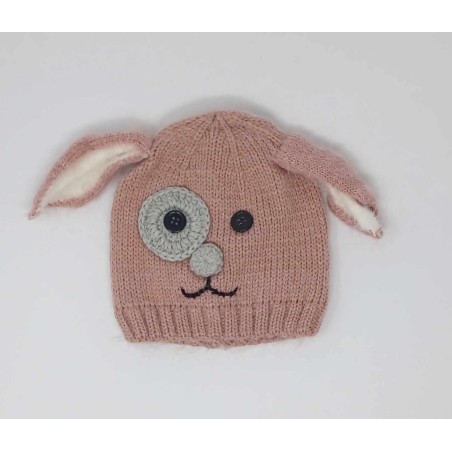 Bonnet nourrisson lapin