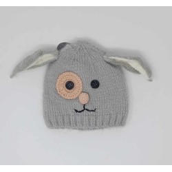 Bonnet nourrisson lapin