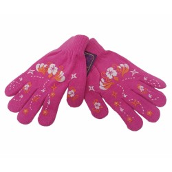 Gants fleurs