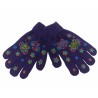 Gants fleurs