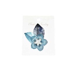 Broche aimantée fleur