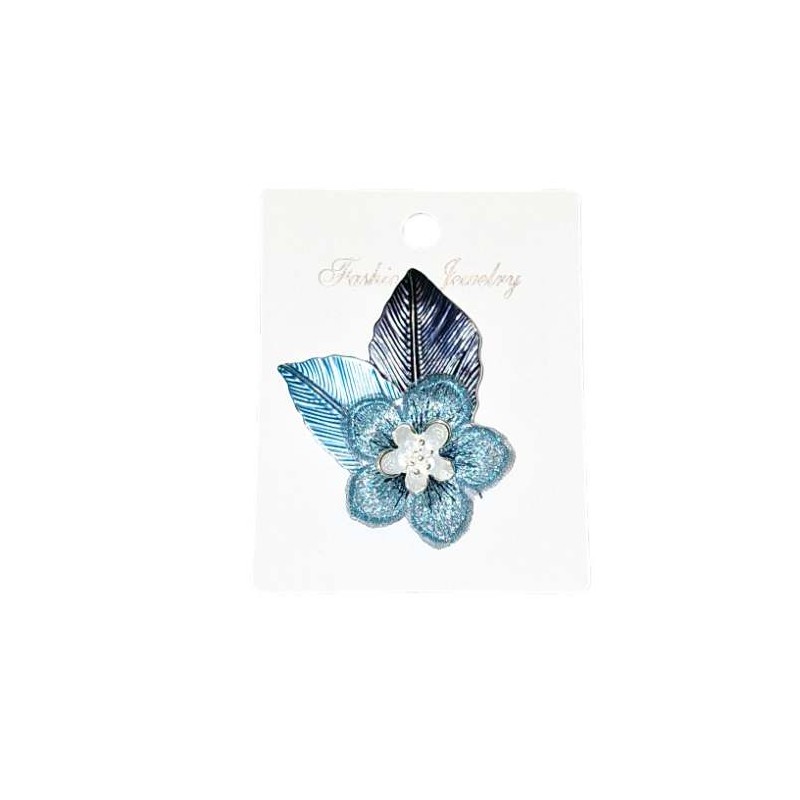 Broche aimantée fleur