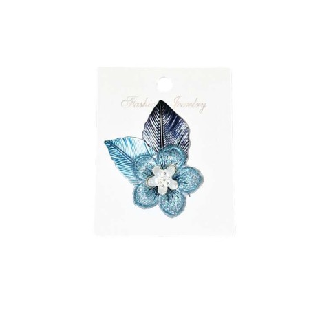 Broche aimantée fleur