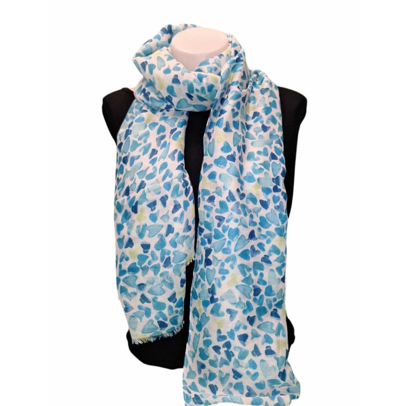 Foulard petit cœur