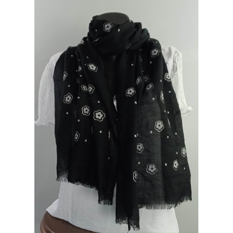 Foulard fleurs